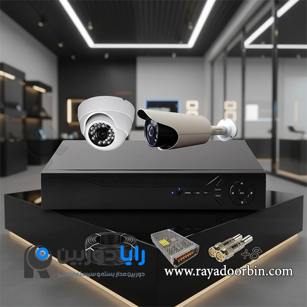 بهترین قیمت پکیج دوربین مداربسته دو کانال