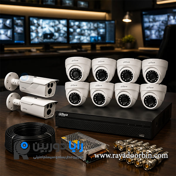قیمت پکیج دوربین مداربسته داهوا 10 عددی