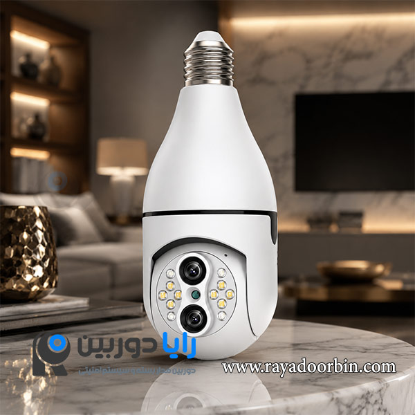 قیمت دوربین مداربسته لامپی چرخشی زوم دار 10x