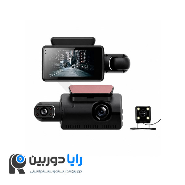 قیمت دوربین خودرو سه لنزه مانیتوردار CML3 RD