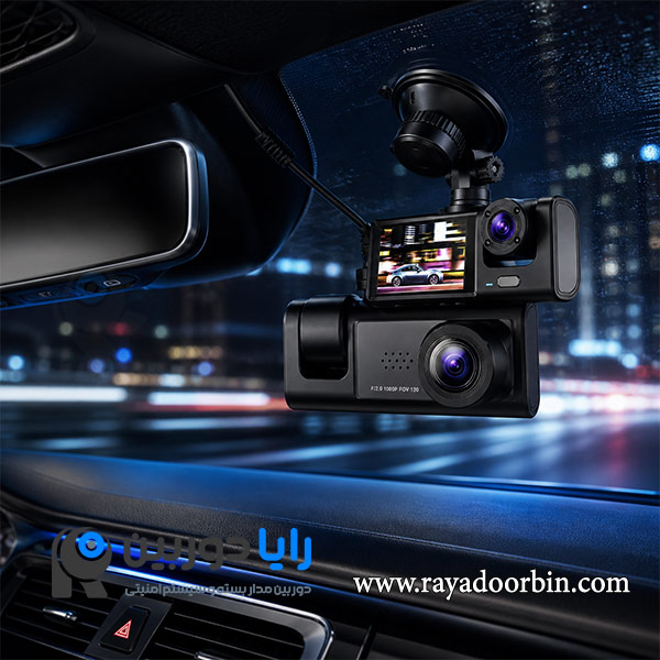 قیمت دوربین خودرو سه لنزه وای فای دار BLACK BOX